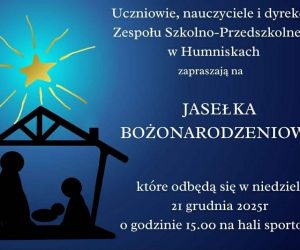 Zaproszenie na jasełka bożonarodzeniowe